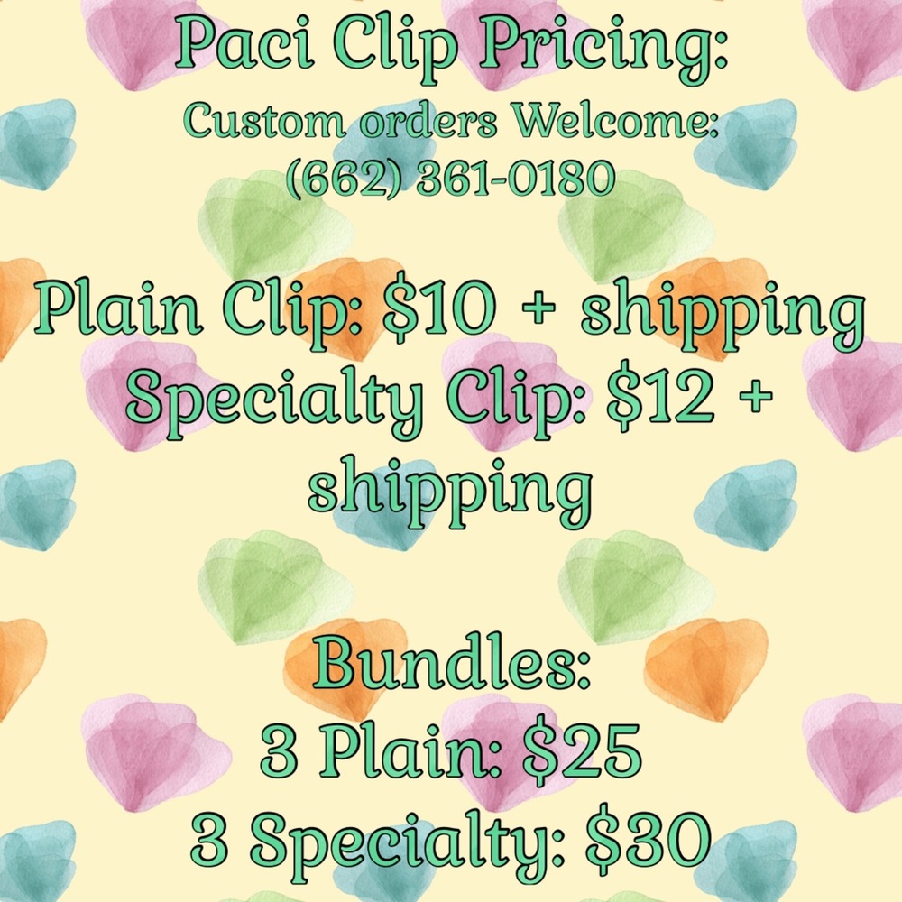 HANDMADE PACI CLIPS - Picture 8 of 8